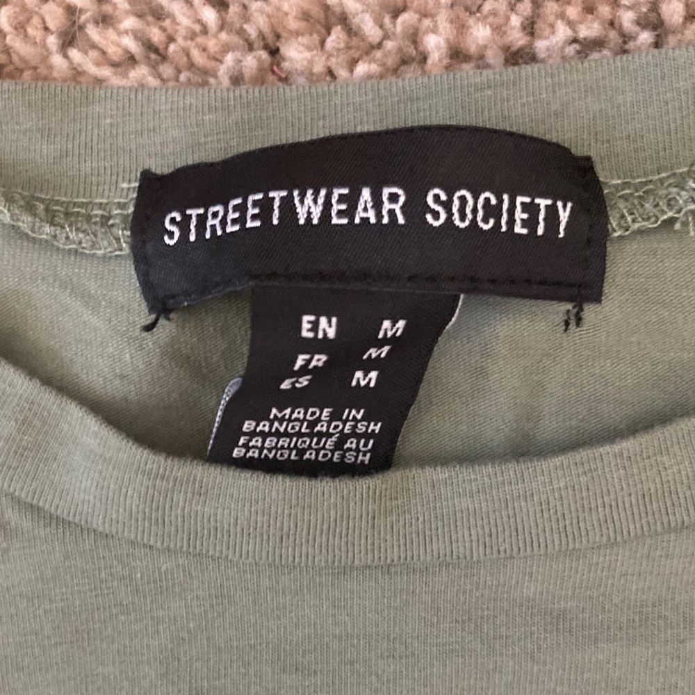 Streetwear Society Olive Tee - Picture 2 of 3